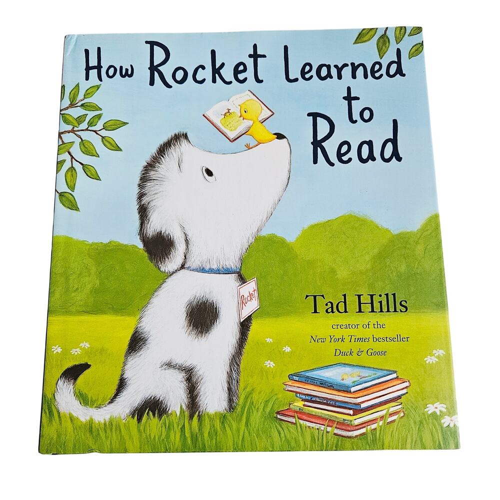 How Rocket Learned To Read By Tad Hills Children's Book Dog Cute Learning